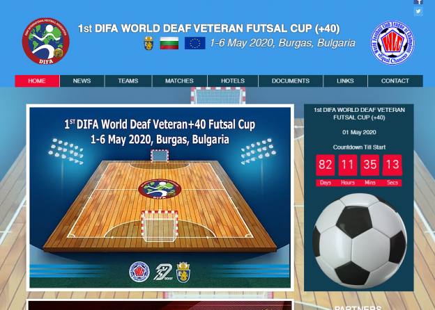 1st DIFA WORLD DEAF VETERAN FUTSAL CUP (+40)
