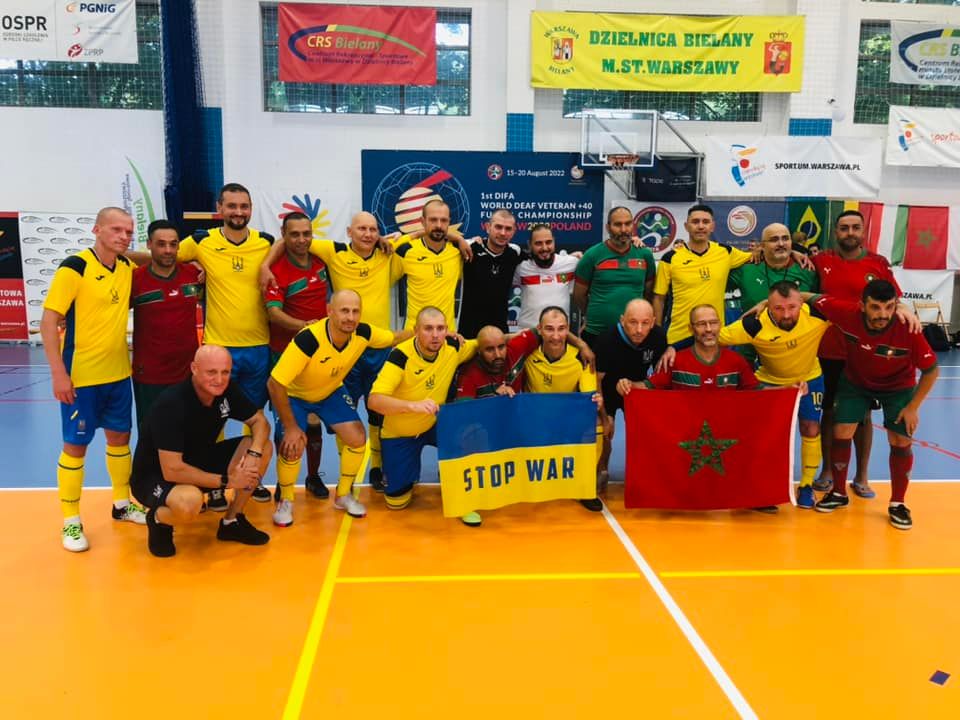 Cup match between Ukraine and Morocco, which ended…