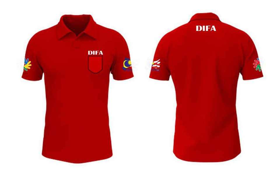 THIS POLO WAS PREPARED FOR THE DELEGATES AND REPRESENTATIVES OF THE ORGANIZING COMMITTEE