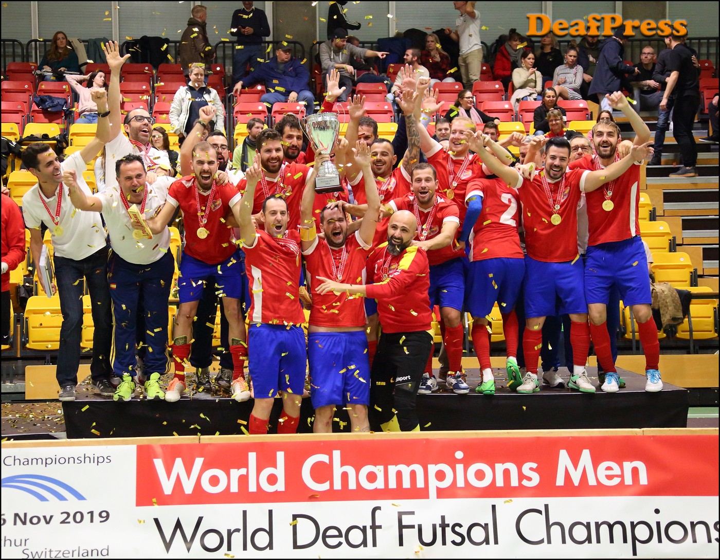 4th World Deaf Futsal Championships 2019. Closing ceremony