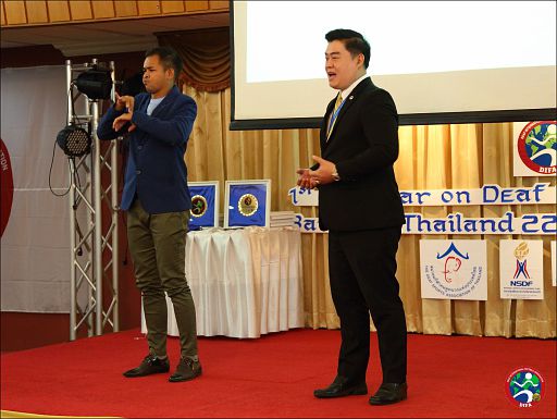 1st Seminar-2 on Deaf Football Development, 23 February 2019, Bangkok, Thailand. Second day